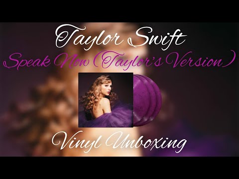 Taylor Swift - Speak Now (Taylor's Version) | Orchid Marbled 3LP Vinyl Unboxing