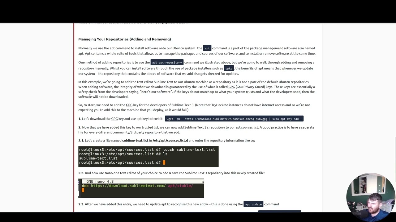 Maintaining Your System: Package Management | THM Series: Pre-Security: Linux Fundamentals Part 3 #6