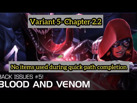 Variant 5: Chp 2.2  Blood and Venom, l path completion walkthrough, no items used
