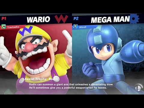 SSBU Freeplay Trashadhe (Wario) Vs MCorp | Altrex (Megaman)