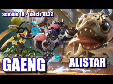 【韓国サーバー/GM/Duo Steal/vs Rascal】DFM Gaeng アリスター(Alistar) VS レオナ(Leona) Sup -Patch10.22 KR Ranked【LoL】