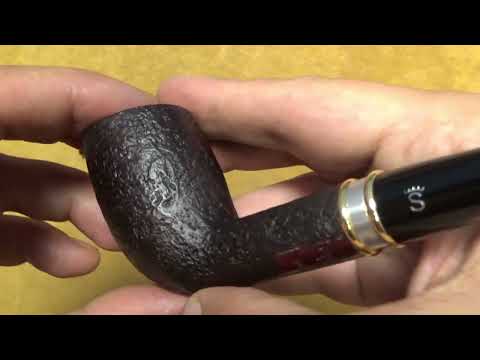 Pipa Stanwell H.C.Andersen I sabbiata con doppio bocchino