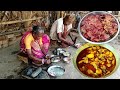 CHICKEN MEAT CURRY Recipe Cooking Eating By Rural Grandma And Grandpa