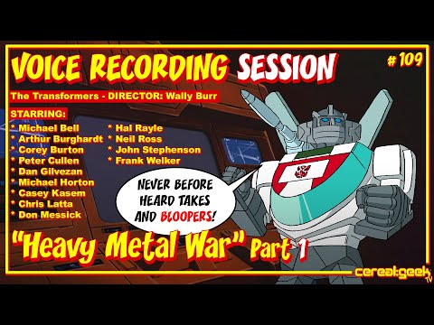 TRANSFORMERS / VOICE RECORDING SESSION - "Heavy Metal War" Part 1