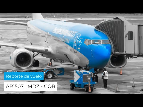 Reporte de vuelo: Mendoza - Córdoba / AR1507