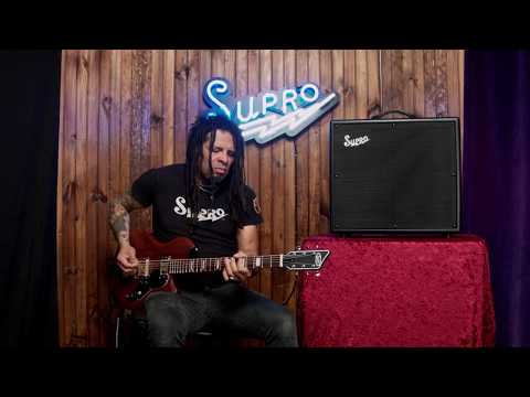 Eric McFadden plays the Supro Westbury Baritone Guitar and Galaxy 1x12 Combo