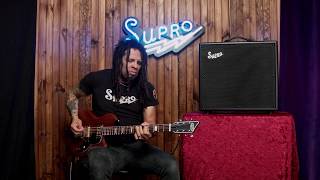 Video thumbnail for Eric McFadden plays the Supro Westbury Baritone Guitar and Galaxy 1x12 Combo by SuproUSA