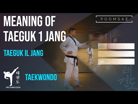 Meaning of Taeguk Il Jang Taekwondo (1 Jang/ 1 Form)