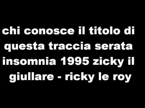 insomnia 1995 ricky le roy zicky il giullare trance progressive anni 90