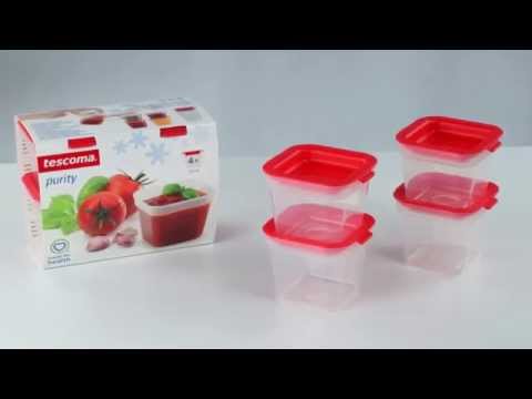 Емкость для хранения Tescoma Purity для заморозки 120 мл 4 шт.(891872)