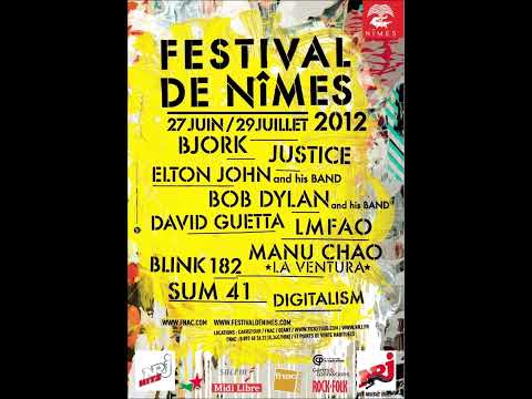Bob Dylan 2012 Summer Tour of Europe  - Festival de Nîmes, France 15th July 2012