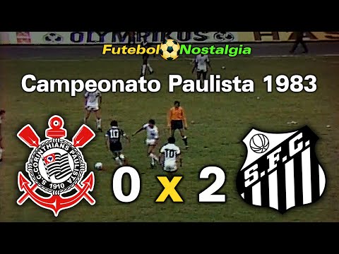 Corinthians 0 x 2 Santos - 23-10-1983 ( Campeonato Paulista )