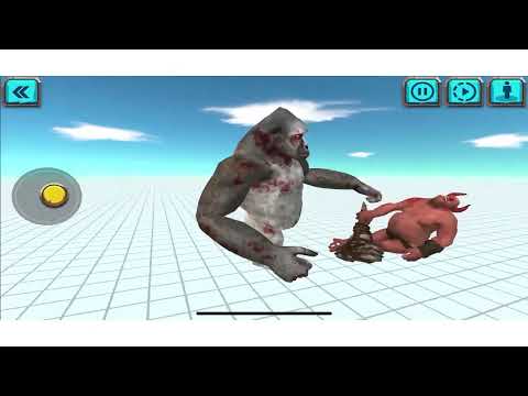 Ogre Lord VS Goro king kong  ARBS mobile Animal Revolt Battle Simulator