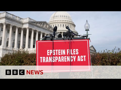 Video | US Congress votes to send Jeffrey Epstein files bill to Donald Trump | BBC News