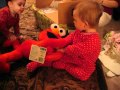 Bella Gets Elmo Christmas 2008