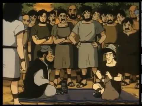 Dibujos cristianos, la biblia para niños- 25. Profetas en el desierto