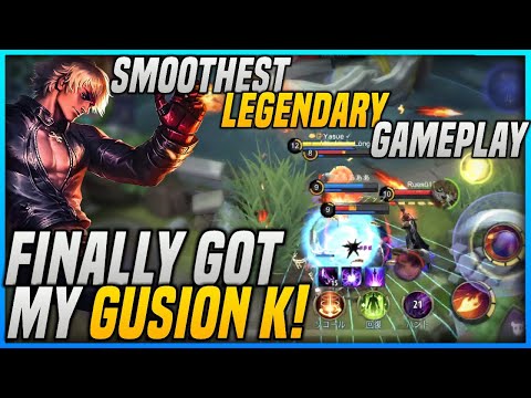 SMOOTHEST LEGENDARY K GUSION GAMEPLAY YOU WILL SEE! -Yasue