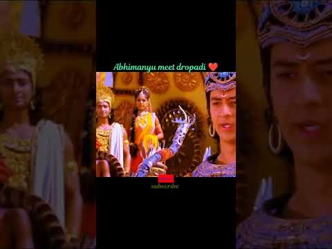 Abhimanyu introducing himself to dropadi (part-2) 
