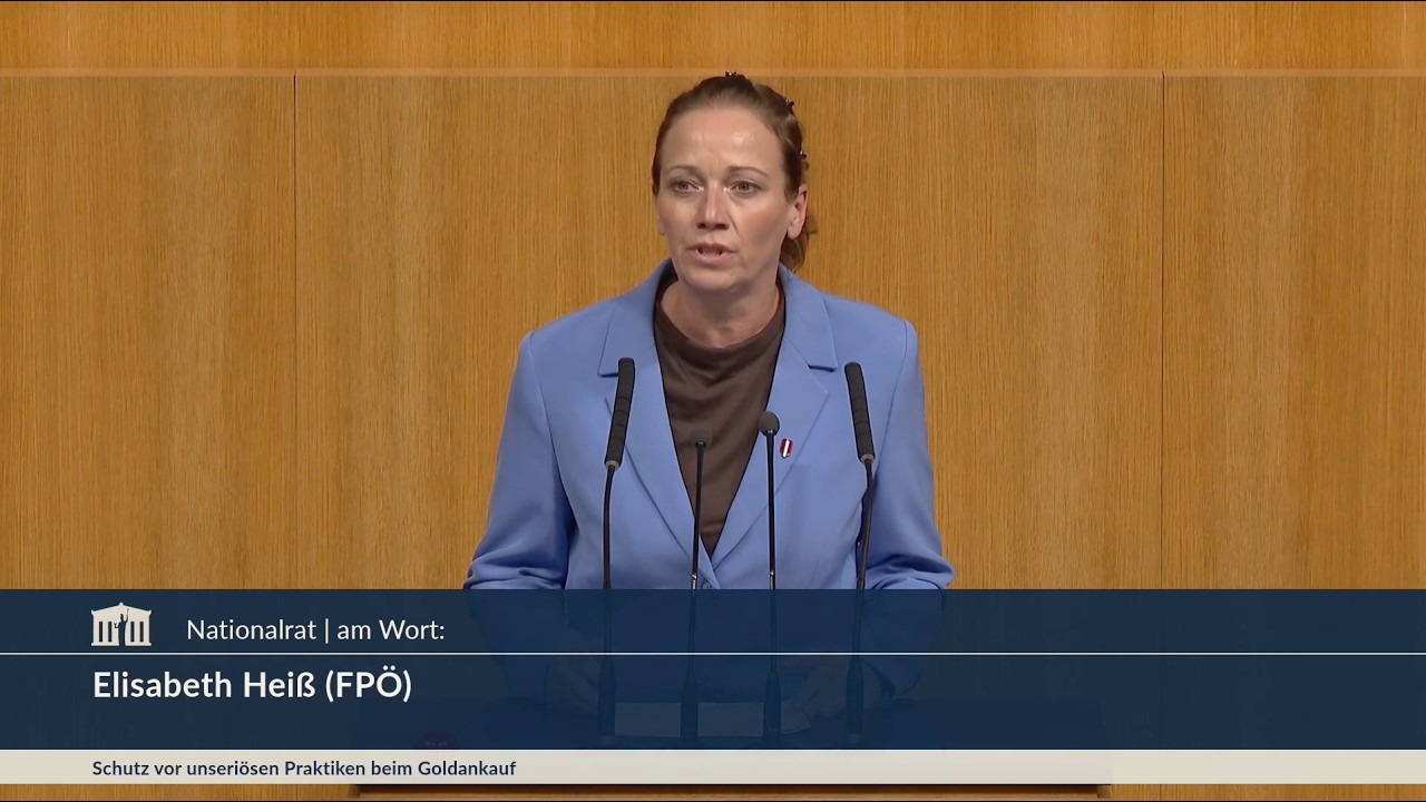 Elisabeth Heiß - Schutz vor unseriösen Praktiken beim Goldankauf - 14.10.2026