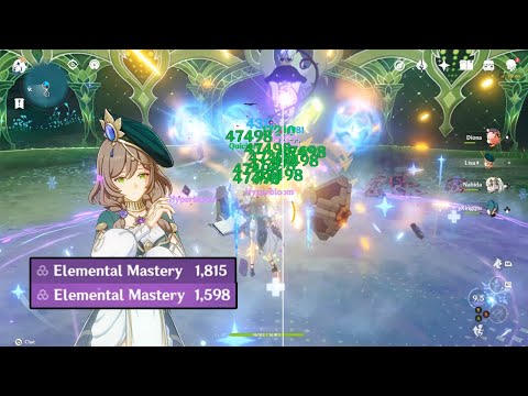 Maximize Lisa EM For Hyperbloom - Genshin impact