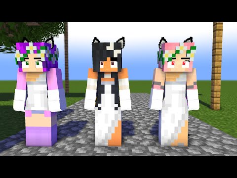 FIRST MEET WEDDING APHMAU FRIENDS KC, ZOEY, EIN, AARON AND NOI - MINECRAFT ANIMATION #shorts