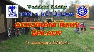 preview picture of video 'Otevírání řeky Úhlavy 2014'