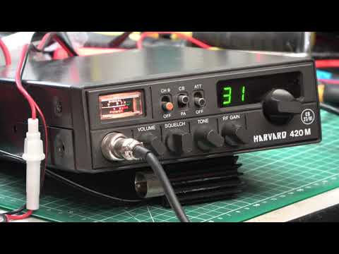 Harvard 420M CB27/81 UK FM DB radio - On The Air test