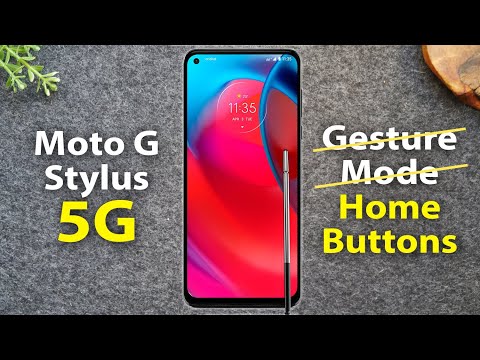 Moto G Stylus 5G How to Turn on Home Buttons & Turn Off Gesture Mode