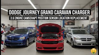 FIX P0340/P0345! Dodge 3.6L Cam Sensor Location & Easy Replacement (Journey, Grand Caravan, Charger)