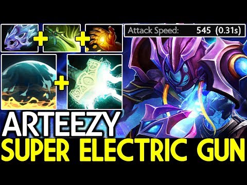 Arteezy [Arc Warden] Super Electric Gun Carry Gameplay 7.21 Dota 2