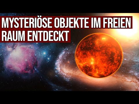 Mysterious objects discovered in open space