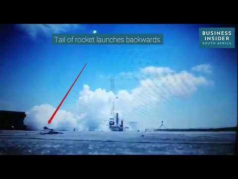 A failed South African rocket launch ends with a spectacular bang