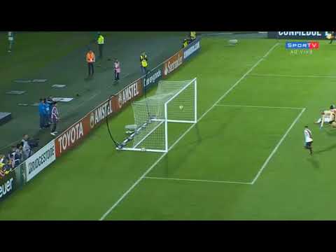 Gol de Pratto (1er tiempo) Santa Fe 0-1 River Plate Libertadores de 2018