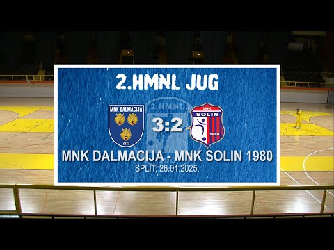 UMN_TV  2HMNL Jug_MNK Dalmacija - MNK Solin 1980 (Sažetak)