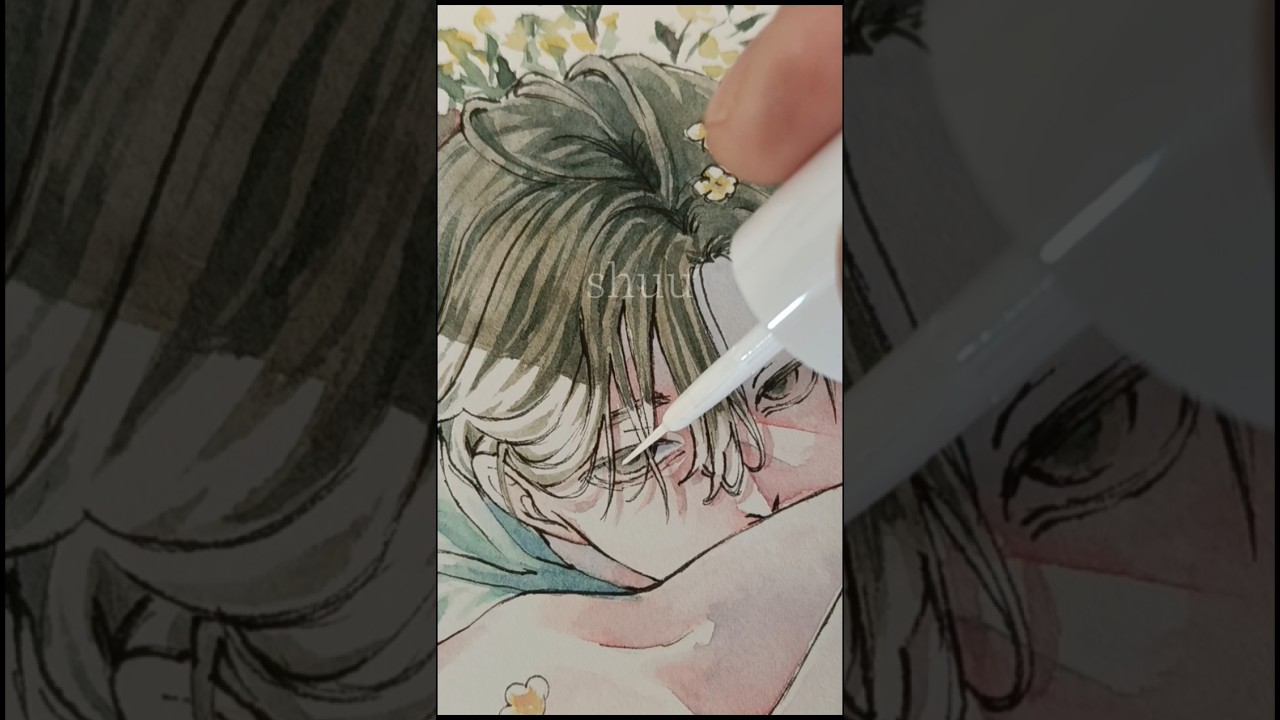 花　#shuu #制作過程 #メイキング