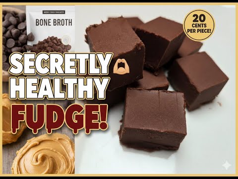 I added Bone Broth to my Fudge... and it’s AMAZING! (Protein Boost)