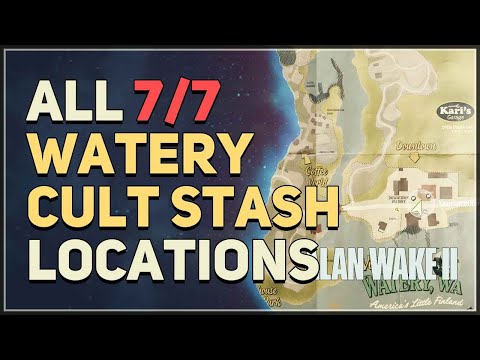 All Watery Cult Stash Locations Alan Wake 2
