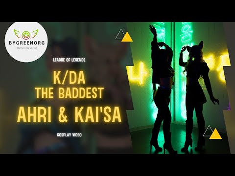 K/DA The Baddest Ahri & Kai'Sa (League of Legends) Cosplay 4K UHD