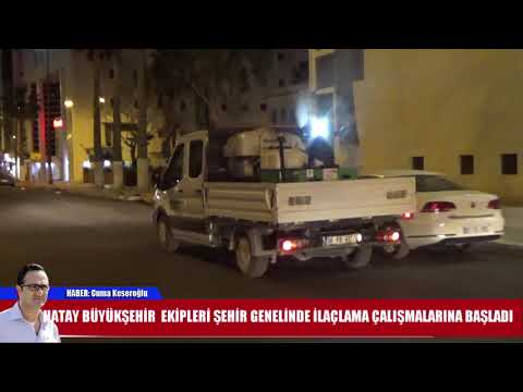 HATAY BÜYÜKŞEHİR BELEDİYESİ İLAÇLAMAYA BAŞLADI