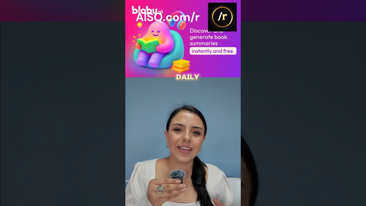 Blobu is an AI-powered platform that turns books into fun, bite-sized summaries #software #tech