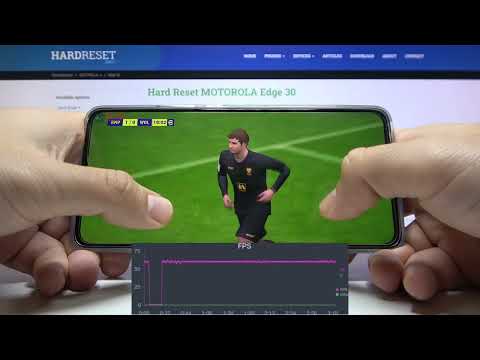 Motorola Edge 30 - eFootball PES 22 | Gaming TEST + FPS Graph | AMOLED, 144Hz | $550