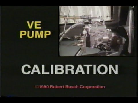 BOSCH VE-Pump Calibration