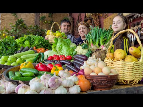 HEFTEBECER PICKLED VEGGIES | Mixed Vegetables Recipe in Village | Healthy Vegan Recipe