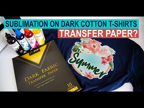 YouTube video about: What is the best sublimation paper for dark shirts?