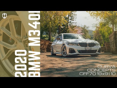 G20 M340i Staggered Fitment | 19x9 Front // 19x10 Rear | Curva Concepts CFF70