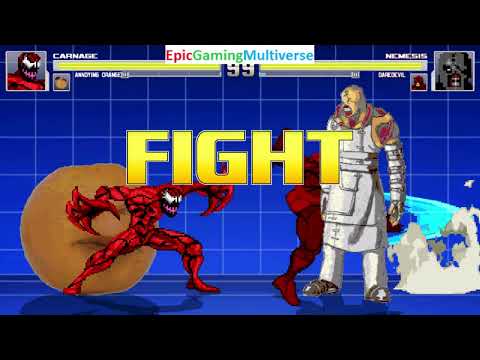 Annoying Orange And Carnage VS Sasuke Uchiha And Daredevil In A MUGEN Match / Battle / Fight