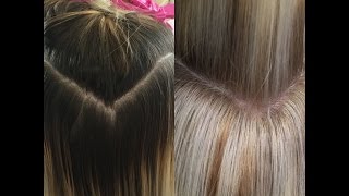 RETOUCHING DARK ROOTS TO BLONDE ROOTS | NEW TECHNIQUE