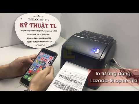 Cách in bill rất dễ app Lazada, Shopee, shipping, phần mềm 420B USB, LAN. How to print bill on app!