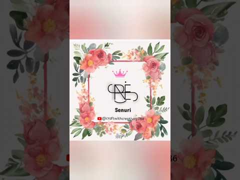 Senuri Name Logo #shorts #trending #viral #satisfying #logo #ytshorts @Crafter_Zainoor