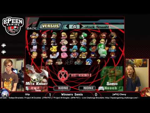 Smash @ TTH - Qtip (Metaknight) Vs. [ePG] Chevy (Samus) - Project M (Winners Semis)